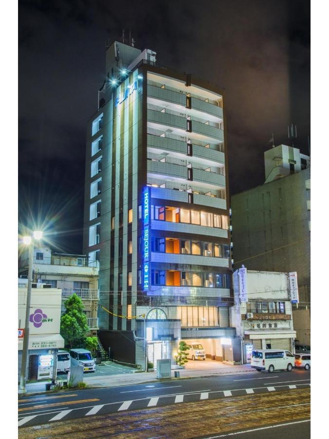 Sejour Inn Capsule Hiroshima Exterior foto